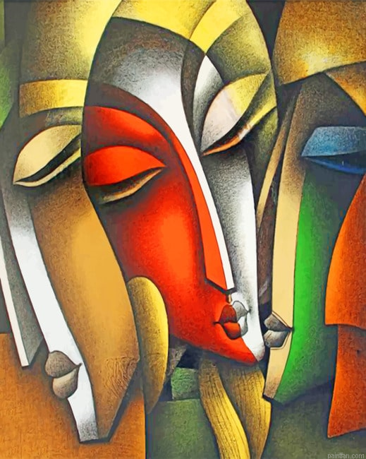 Artistic Abstract Faces New Paint By Numbers.png