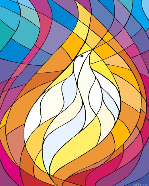Artistic Bird Paint By Number.png