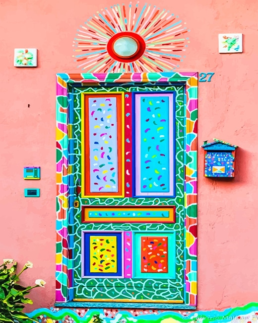Artistic Colorful Door New Paint By Numbers.png