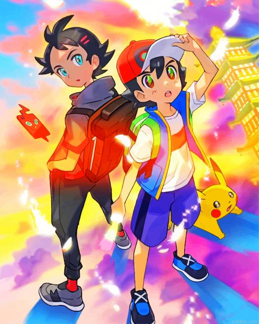 Ash And Gou Pokemon Paint By Number.png