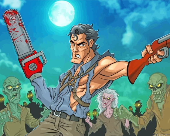 Ash Evil Dead Paint By Numbers.png