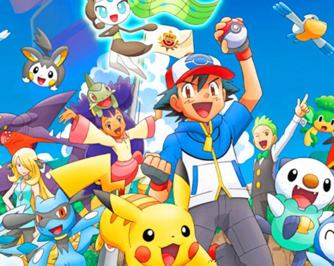 Ash Ketchum Pokemon Animation New Paint By Numbers.png