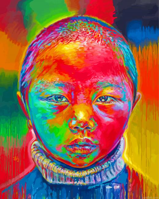 Asian Little Kid Paint By Number.png