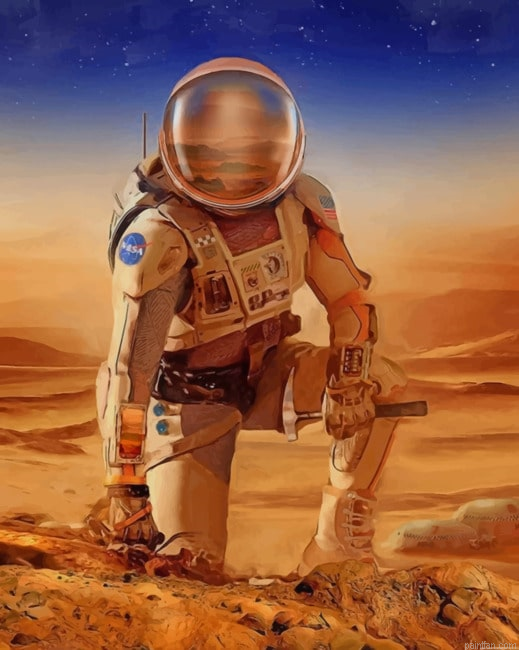Astronaut On Mars New Paint By Numbers.png