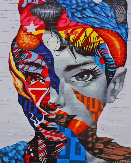 Audrey Hepburn Graffiti Paint By Numbers.png