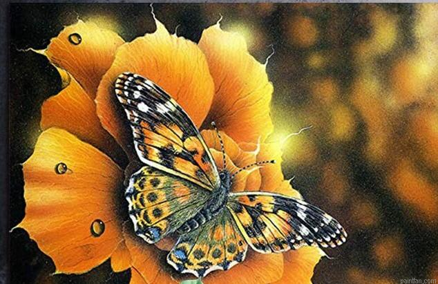 Autumn Butterfly Paint By Numbers.png