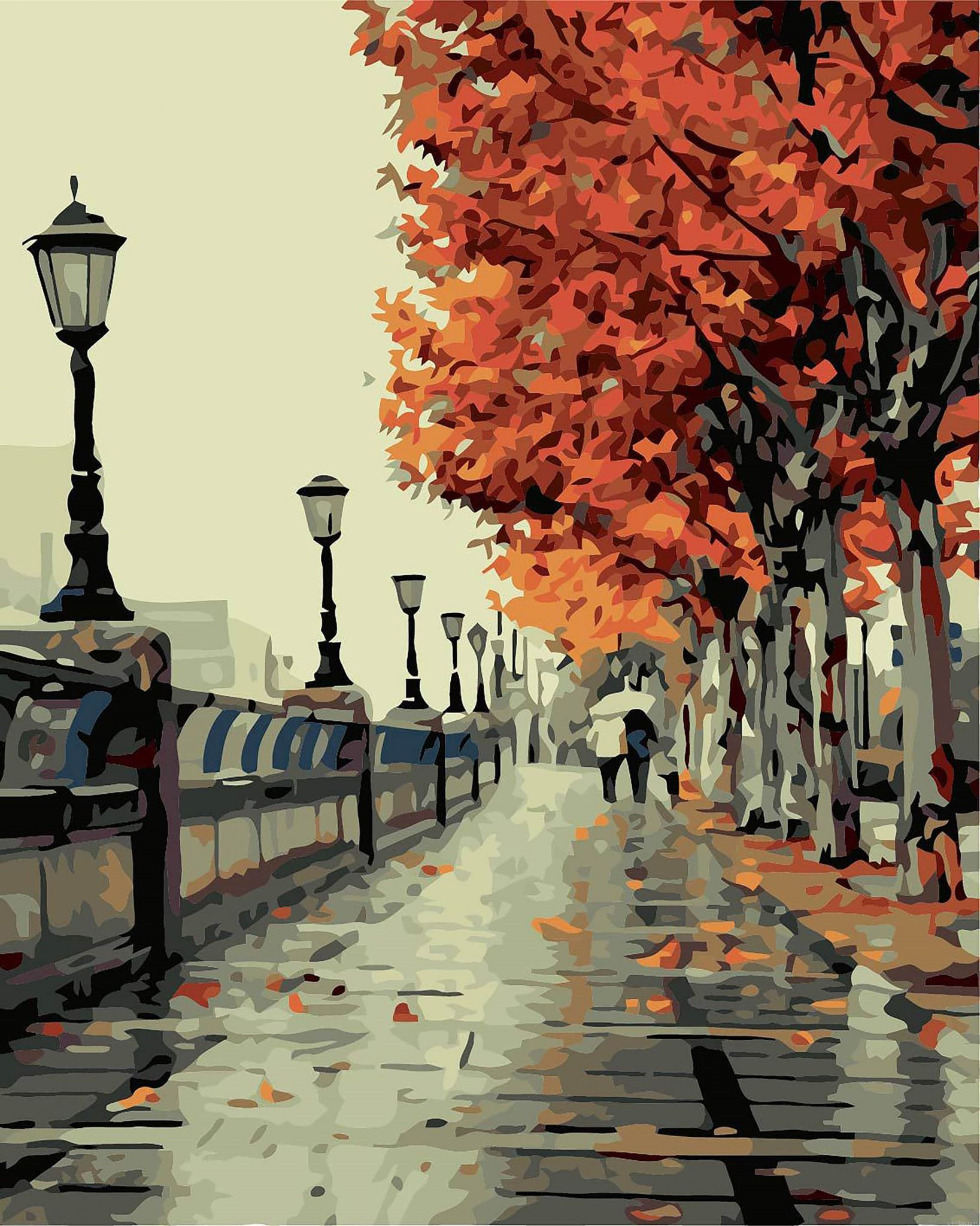 Autumn Couple Paint By Number.png