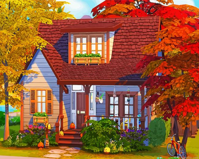 Autumn House Paint By Number.png