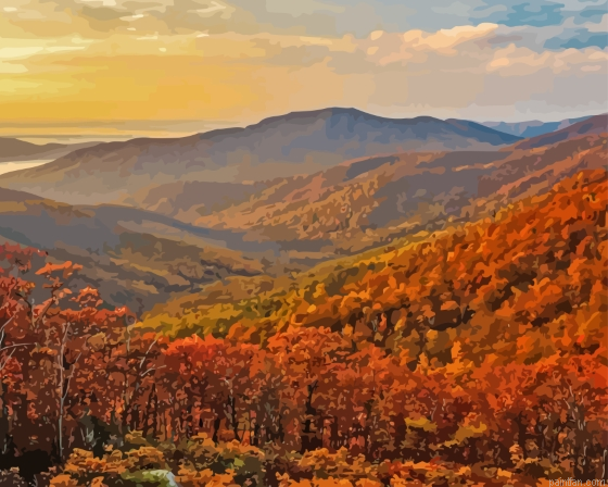 Autumn In Appalachian Mountains Paint By Numbers.png