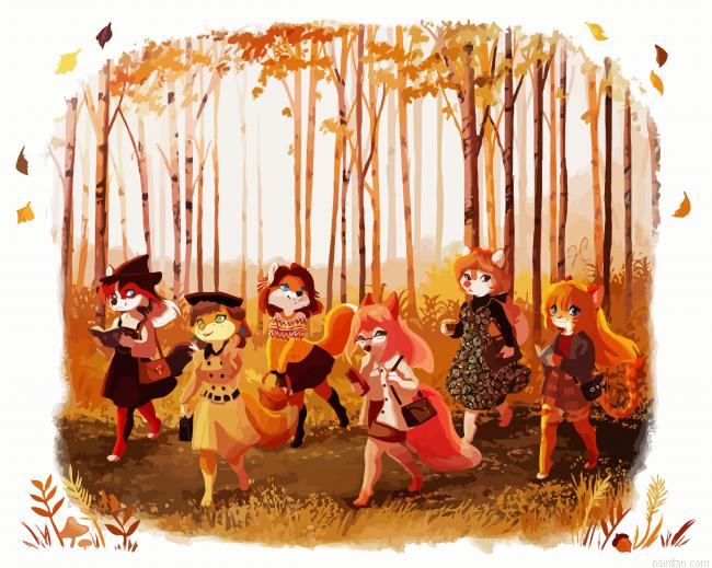 Autumn Stroll Paint By Numbers.png