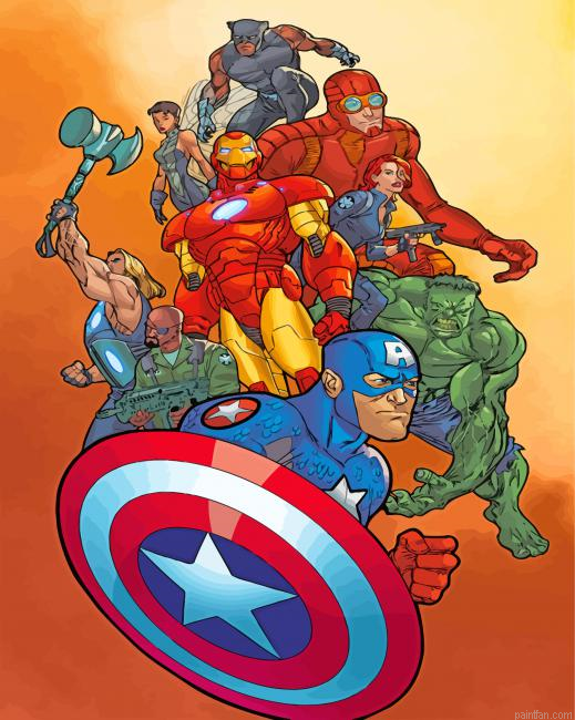 Avengers Heroes Paint By Number.png