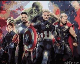 Avengers Superheroes Paint By Numbers.png