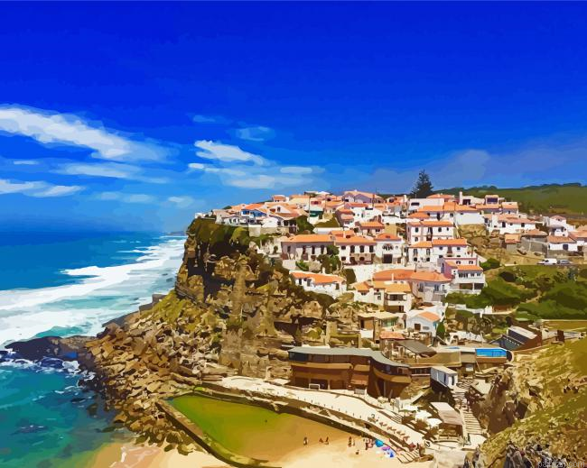 Azenhas Do Mar Sintra Paint By Numbers.png