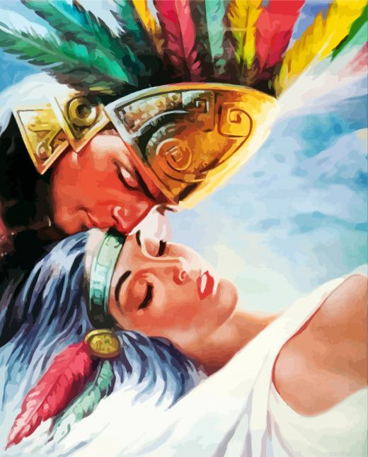 Aztec Couple Paint By Number.png