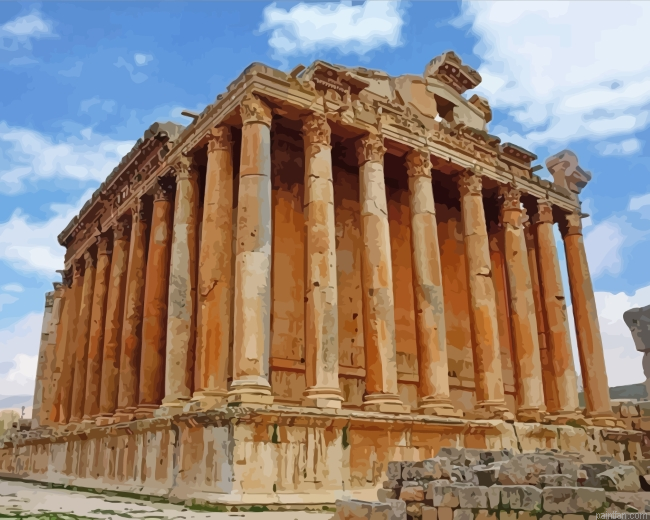 Baalbek Roman Ruins Paint By Number.png