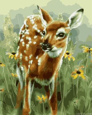 Baby Deer Paint By Numbers.png