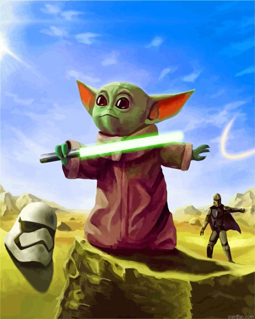 Baby Yoda Star Wars Paint By Number.png