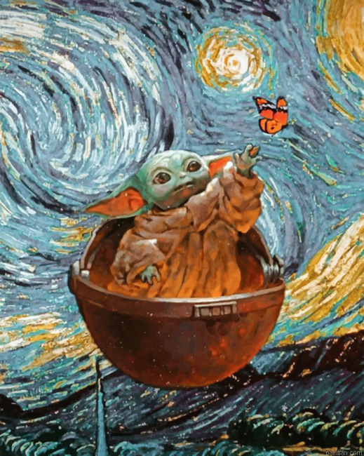 Baby Yoda Starry Night Paint By Numbers.png