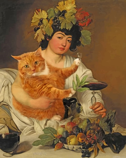 Bacchus Caravaggio New Paint By Numbers.png