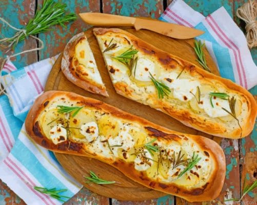 Baguette With Cheese And Eggs Paint By Number.png