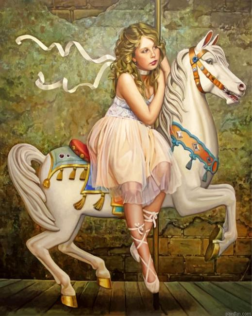 Ballerina And Carousel Paint By Number.png