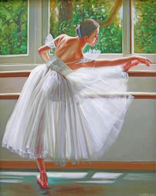 Ballerina Dancer Paint By Number.png