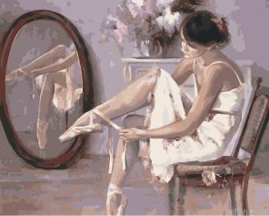 Ballet Dancer Feet Paint By Numbers.png