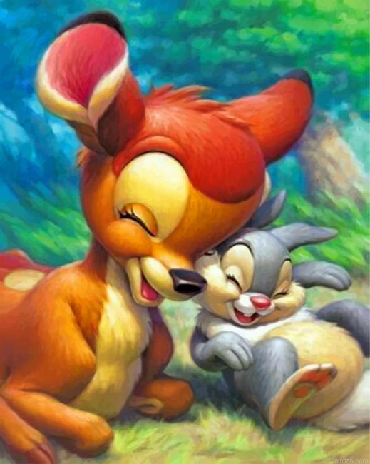 Bambi And Thumper Paint By Number.png