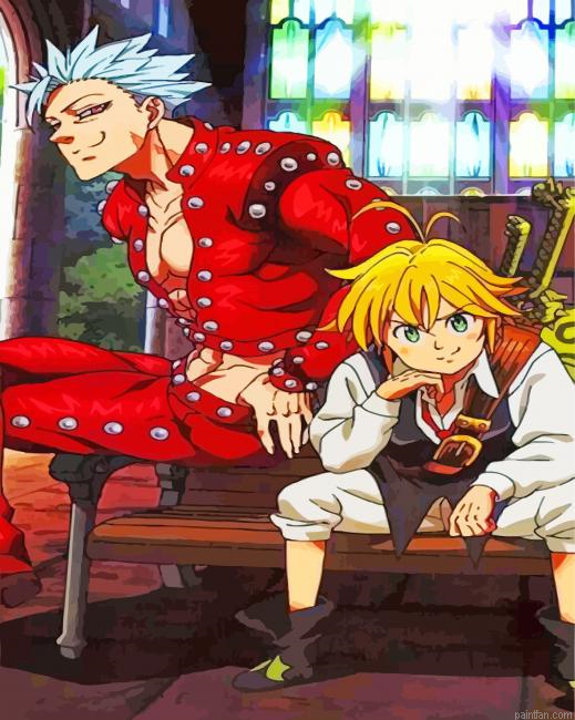 Ban And Meliodas Paint By Numbers.png
