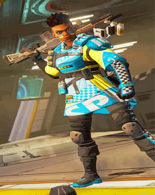 Bangalore Apex Legends Paint By Numbers.png