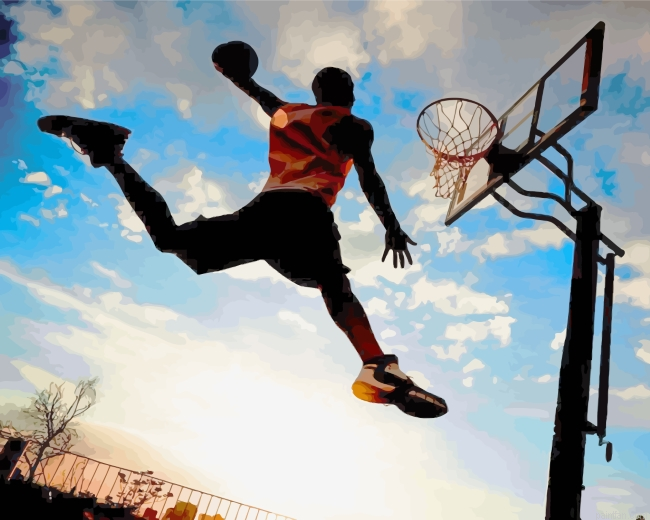 Basketball Player Silhouette Paint By Number.png