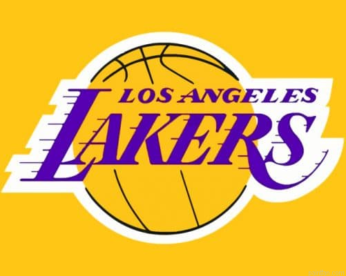 Basketball Team Lakers Logo Paint By Number.png