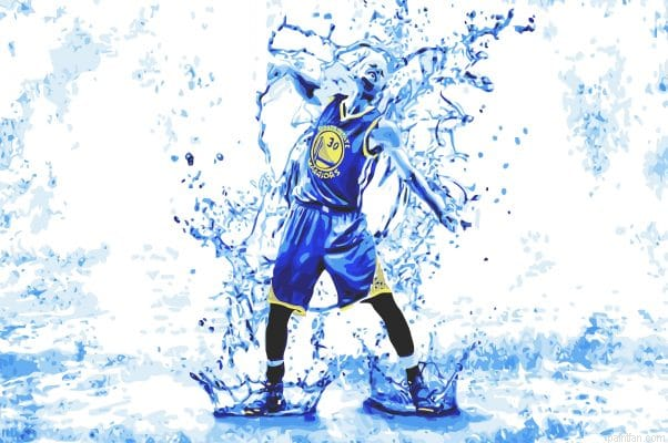 Basketballer Curry Paint By Numbers.png