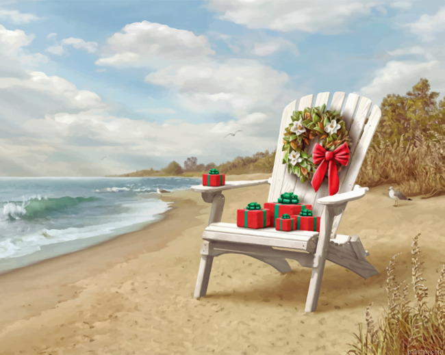 Beach Christmas Chair Paint By Numbers.png