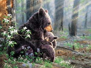 Bear Mother Paint By Numbers.png
