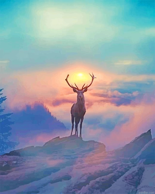 Beautiful Deer New Paint By Numbers.png
