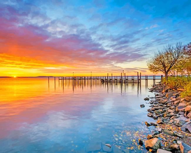 Beautiful Sunset Maryland New Paint By Numbers.png