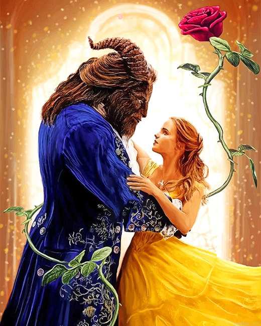 Beauty And The Beast Romance New Paint By Number.png