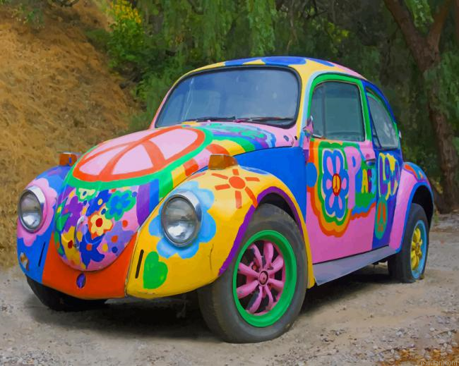 Beetle Hippie Car New Paint By Numbers.png