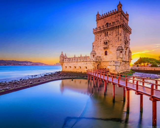 Belem Tower Lisbon New Paint By Numbers.png