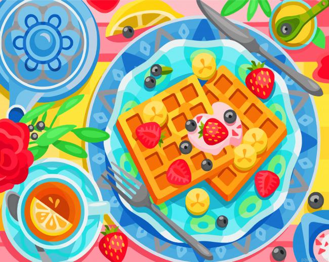 Belgian Waffles Paint By Number.png