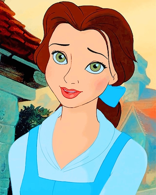 Belle Beauty And The Beast Disney New Paint By Numbers.png