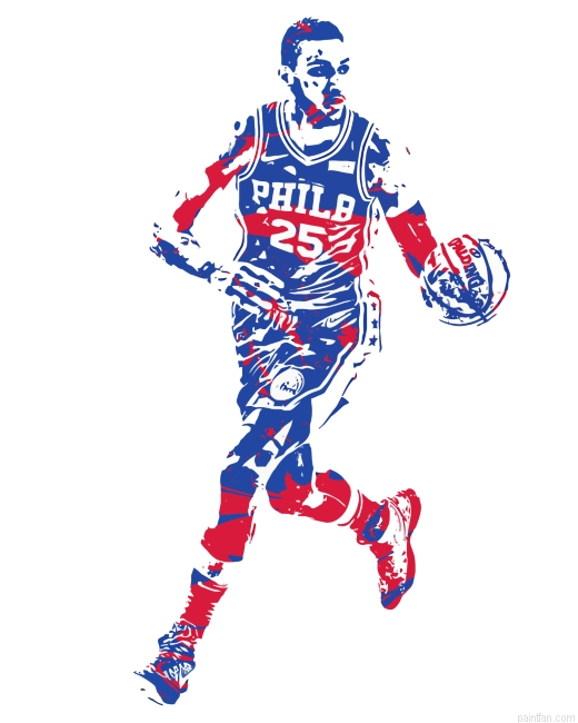 Ben Simmons Philadelphia 76ers Paint By Number.png