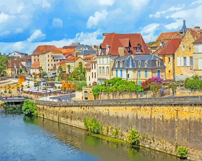 Bergerac Town Paint By Numbers.png