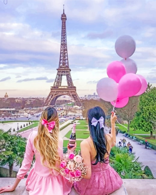 Best Friends In Paris Women Paint By Numbers.png