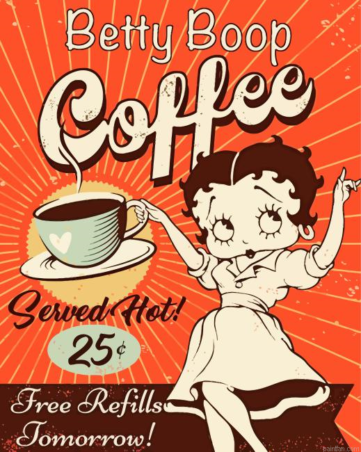 Betty Boop Coffee Paint By Numbers.png