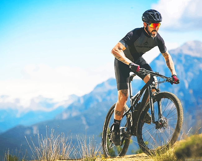 Bicycle Mountain Biking New Paint By Numbers.png