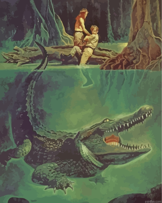 Big Alligator Paint By Number.png