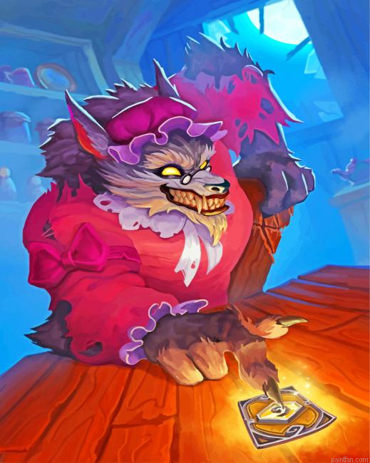 Big Bad Wolf Paint By Number.png