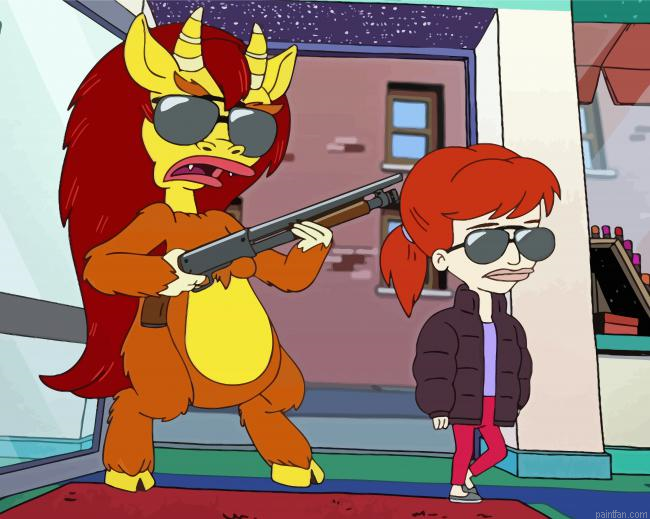 Big Mouth Characters Paint By Numbers.png